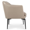 Ver imagem 6 de Poltrona Decorativa para Sala de Estar Cris L07 Couro Fendi - Mpozenato