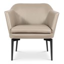 Ver imagem 2 de Poltrona Decorativa para Sala de Estar Cris L07 Couro Fendi - Mpozenato