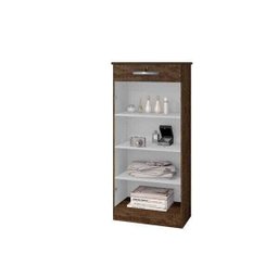 Armário Multiuso 2 Portas 1 Gaveta 3 Prateleiras Recife Arte Móveis - 3