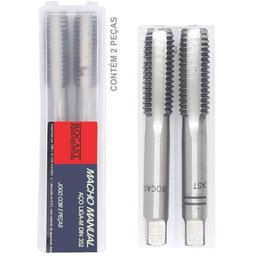 Jogo de Macho Manual Aço Liga Ws - M 24 X 3,0 - Jogo com 2 Peças - Ref. 264,0015 - Rocast - 1