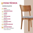 Ver imagem 5 de Conjunto 2 Cadeiras de Madeira Viena Gold Luna/cinamomo Imbuia