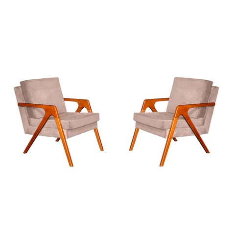 KIT 2 POLTRONA DECORATIVA MONA LUXO - 0121 new
