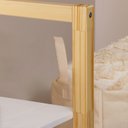Ver imagem 4 de Mesa Infantil Desenho Regulável Madeira Montessoriana Suza Natural Branco Idimex