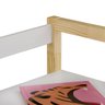 Mesa Infantil Desenho Regulável Madeira Montessoriana Suza Natural Branco Idimex - 6