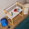 Mesa Infantil Desenho Regulável Madeira Montessoriana Suza Natural Branco Idimex - 2