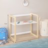 Mesa Infantil Desenho Regulável Madeira Montessoriana Suza Natural Branco Idimex - 10
