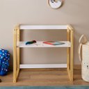Ver mais imagens de Mesa Infantil Desenho Regulável Madeira Montessoriana Suza Natural Branco Idimex