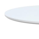 Ver imagem 2 de Mesa de Jantar Tampo com Vidro Madri Madeira Maciça - Amêndoa Tampo Ø150 Branco-vidro Branco