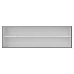 Armário Aéreo 4 Portas 160cm Madrid Cinza - Montanaris Decor Md Montanaris Decor Vitória - 3