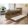 Cama Bau Solteiro Larissa Malbec Com cama auxiliar Dani Framar - 5