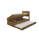 Ver imagem 1 de Cama Bau Solteiro Larissa Malbec Com cama auxiliar Dani Framar