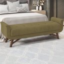 Ver imagem 2 de Puff Recamier 140 cm Pes Madeira Leville Veludo SL 945 Peer