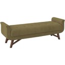 Ver imagem 1 de Puff Recamier 140 cm Pes Madeira Leville Veludo SL 945 Peer