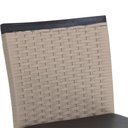 Ver imagem 6 de Banqueta Cannes em Alumínio Corda Náutica para Edícula, Balcão, Mesa de Jantar Trama Original