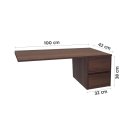 Ver imagem 4 de Escrivaninha Suspensa Mesa para Computador ou Notebook Escritório Cor Versati