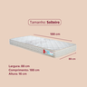 Colchão Solteiro Ortopédico Espuma D33 Orthocrin Cristal 88x188x16 Espuma Certificada - 4