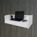 Ver imagem 5 de Escrivaninha Bancada Suspensa com Gaveta Mesa Notebook Branco