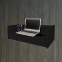 Ver imagem 6 de Escrivaninha Bancada Suspensa com Gaveta Mesa Notebook Preto