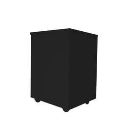 Porta Ração Caixa Dispenser com rodízios Pet para Armazenar até 25 Kg Preto - 3