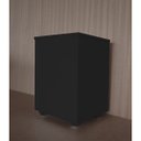 Ver imagem 6 de Porta Ração Caixa Dispenser com rodízios Pet para Armazenar até 25 Kg Preto