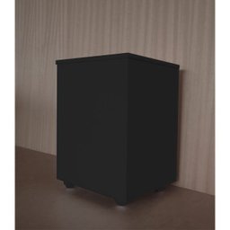 Porta Ração Caixa Dispenser com rodízios Pet para Armazenar até 25 Kg Preto - 6