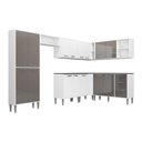 Ver imagem 6 de Armário de Cozinha Completa 8 peças Xangai Soul Multimóveis Branco/Lacca Fumê