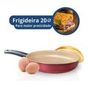 Ver imagem 5 de Jogo 8 Panelas Caçarola Panelas Completo e Utensilios - Cereja/bege