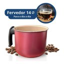 Ver imagem 3 de Jogo 8 Panelas Caçarola Panelas Completo e Utensilios - Cereja/bege