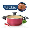 Ver imagem 4 de Jogo 8 Panelas Caçarola Panelas Completo e Utensilios - Cereja/bege