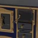 Ver imagem 6 de Fogao a Lenha N 2 Imperador Vitreo Premium Caldeira Azul Se
