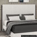Ver imagem 2 de Cabeceira Cama Box Casal Queen 160cm Oscar P02 Linho Cinza Claro - Mpozenato