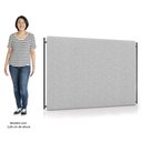 Ver imagem 5 de Cabeceira Cama Box Casal Queen 160cm Oscar P02 Linho Cinza Claro - Mpozenato