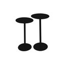 Ver imagem 5 de Mesinha Apoio Lateral Sofá Alta Redonda Wing:preto