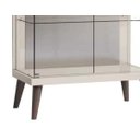 Ver imagem 5 de Cristaleira 2 Portas de Vidro Led Tifanny Off White - Imcal Móveis