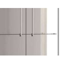 Ver imagem 4 de Cristaleira 2 Portas de Vidro Led Tifanny Off White - Imcal Móveis