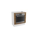 Ver imagem 4 de Balcão para Forno de Embutir Celeste Kappesberg 100% Mdf Branco/nogueira 80cm