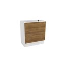 Ver imagem 1 de Balcão para Forno de Embutir Celeste Kappesberg 100% Mdf Branco/nogueira 80cm