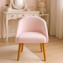 Ver imagem 1 de Banqueta Poltrona Lua Rosa Bb para Recepção Atendimento Penteadeira