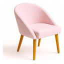 Ver imagem 3 de Banqueta Poltrona Lua Rosa Bb para Recepção Atendimento Penteadeira