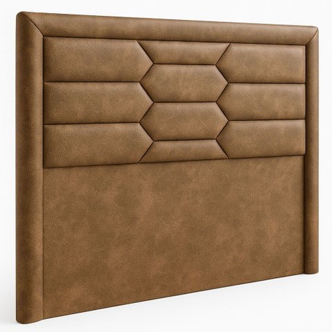 Cabeceira Cama Box Casal 140 Cm Roma Corano Caramelo - Nexta Casa