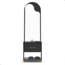 Ver imagem 1 de Toucador com Espelho para Quarto - Branco - Mod.3041 Cor:preto