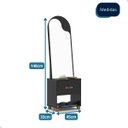 Ver imagem 7 de Toucador com Espelho para Quarto - Branco - Mod.3041 Cor:preto