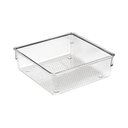Ver imagem 4 de Caixa Organizadora de Gaveta Plasvale de Plástico Transparente Multiuso Quadrada 1l