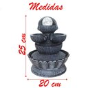 Ver imagem 5 de Fonte de Água Decorativa Cascata 4 Quedas Luz de Led Bivolt