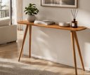 Ver imagem 2 de Aparador Slim com Tampo em Mdf Laminado Cinamomo:cinamomo