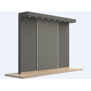 Ver imagem 2 de Painel Ripado Metálico Cinza Platina – Kit 5,90 M² | Infinity Wall - Kingspan Isoeste