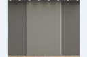 Ver imagem 1 de Painel Ripado Metálico Cinza Platina – Kit 5,90 M² | Infinity Wall - Kingspan Isoeste