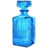 Garrafa para Whisky Vidro Azul Turquesa 1L 22,5x9cm BTC - 2