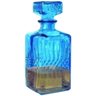 Garrafa para Whisky Vidro Azul Turquesa 1L 22,5x9cm BTC - 3