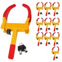Ver imagem 1 de Trava de Pneu Universal Kit 10 Uni Bloqueador de Roda Carro Moto Anti Furto Roubo Segurança Reboque 